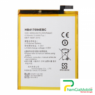 Thay Pin Huawei Mate 7 Battery HB417094EBC Chính Hãng Lấy Liền